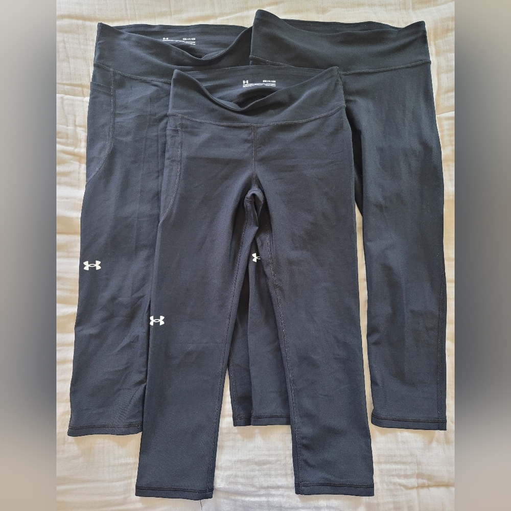 Under Amrour Capri Leggings, Size SM